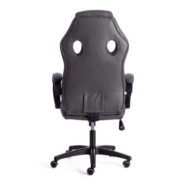 Кресло Tetchair RACER GT new кож/зам/ткань, металлик/серый, 36/12
