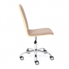 Кресло Tetchair RIO экошерсть/кож/зам, коричневый/бежевый, 1811-5/36-34