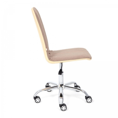 Кресло Tetchair RIO экошерсть/кож/зам, коричневый/бежевый, 1811-5/36-34