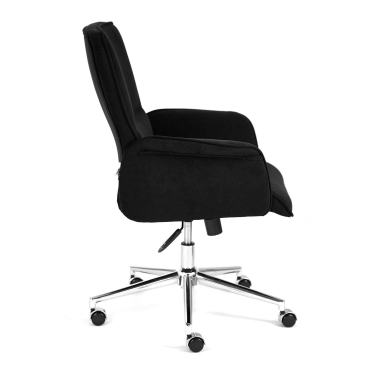 Кресло Tetchair YORK флок , черный, 35