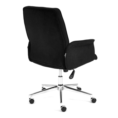 Кресло Tetchair YORK флок , черный, 35