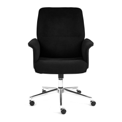 Кресло Tetchair YORK флок , черный, 35