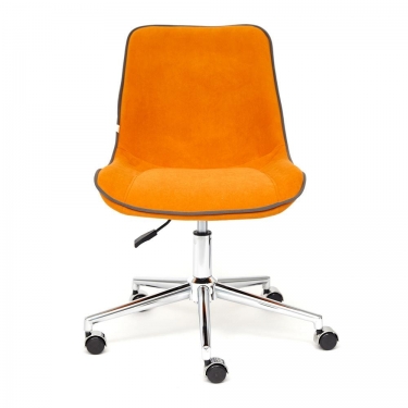 Кресло Tetchair STYLE флок , оранжевый, 18