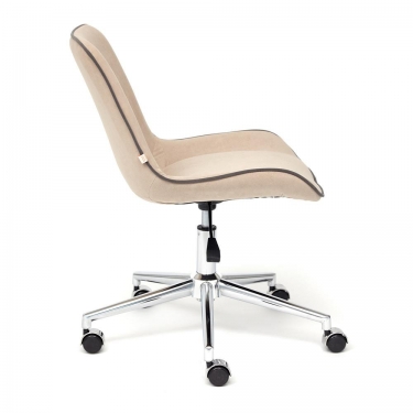 Кресло Tetchair STYLE флок , бежевый, 7