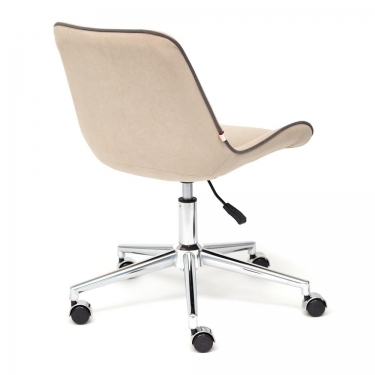 Кресло Tetchair STYLE флок , бежевый, 7