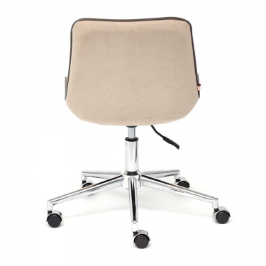 Кресло Tetchair STYLE флок , бежевый, 7