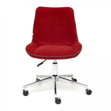 Кресло Tetchair STYLE флок , бордовый, 10
