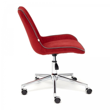 Кресло Tetchair STYLE флок , бордовый, 10