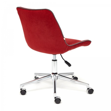 Кресло Tetchair STYLE флок , бордовый, 10