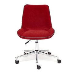 Кресло Tetchair STYLE флок , бордовый, 10