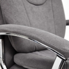 Кресло Tetchair SOFTY LUX флок , серый, 29