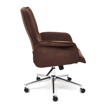 Кресло Tetchair YORK флок , коричневый, 6