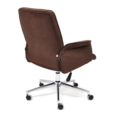 Кресло Tetchair YORK флок , коричневый, 6