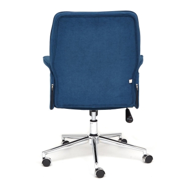 Кресло Tetchair YORK флок , синий, 32