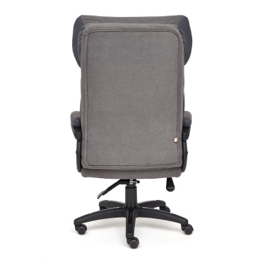 Кресло Tetchair DUKE флок/ткань, серый/серый, 29/TW-12