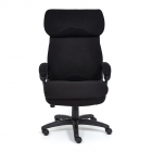 Кресло Tetchair DUKE флок/ткань, черный/черный , 35/TW-11