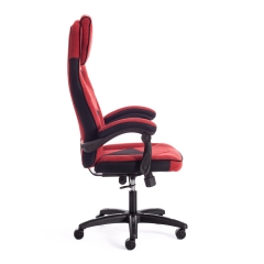 Кресло Tetchair ARENA флок , бордовый/черный, 10/35