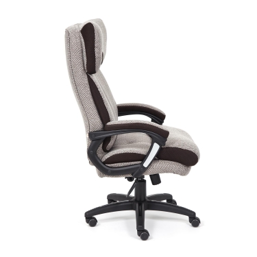 Кресло Tetchair DUKE ткань, норка/коричневый, MJ190-6/TW-24