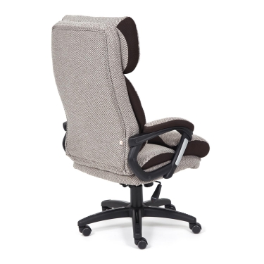 Кресло Tetchair DUKE ткань, норка/коричневый, MJ190-6/TW-24
