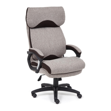 Кресло Tetchair DUKE ткань, норка/коричневый, MJ190-6/TW-24
