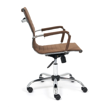 Кресло Tetchair URBAN-LOW флок , коричневый, 6