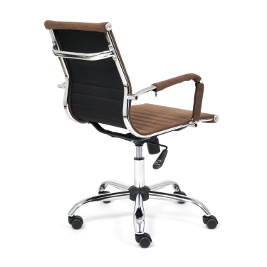 Кресло Tetchair URBAN-LOW флок , коричневый, 6