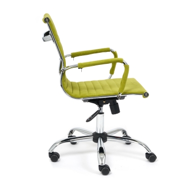 Кресло Tetchair URBAN-LOW флок , олива, 23
