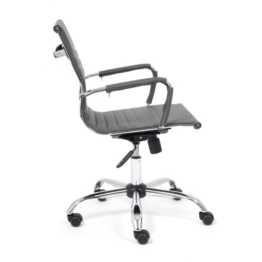 Кресло Tetchair URBAN-LOW кож/зам, металлик, 36