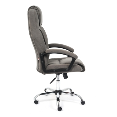 Кресло Tetchair BERGAMO хром флок , серый, 29