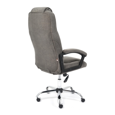 Кресло Tetchair BERGAMO хром флок , серый, 29