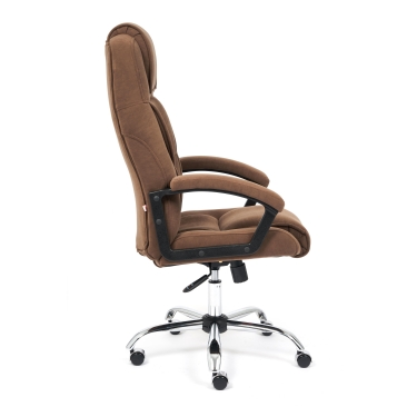 Кресло Tetchair BERGAMO хром флок , коричневый, 6