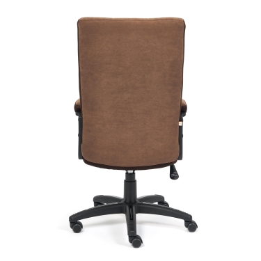 Кресло Tetchair TRENDY флок/ткань, коричневый, 6/TW-24