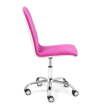 Кресло Tetchair RIO флок/кож/зам , фиолетовый/белый, 138/36-01