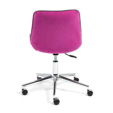 Кресло Tetchair STYLE флок , фиолетовый, 138