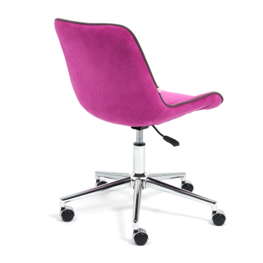 Кресло Tetchair STYLE флок , фиолетовый, 138