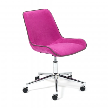 Кресло Tetchair STYLE флок , фиолетовый, 138