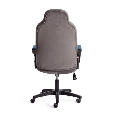 Кресло Tetchair NEO 3 флок , серый/синий, 29/32