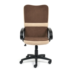 Кресло Tetchair СН757 флок , коричневый/бежевый, 6/7