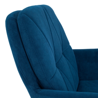 Кресло Tetchair GARDA флок , синий, 32