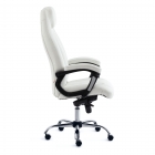 Кресло Tetchair BOSS Lux кож/зам, белый, 36-01/36-01/06