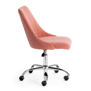 Кресло Tetchair SWAN флок , розовый, 137