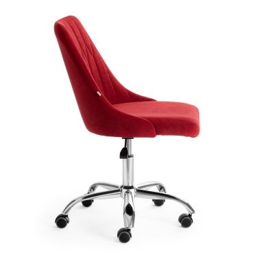 Кресло Tetchair SWAN флок , бордовый, 10