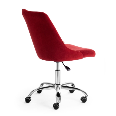 Кресло Tetchair SWAN флок , бордовый, 10