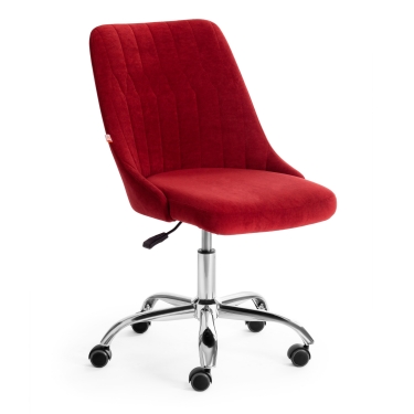 Кресло Tetchair SWAN флок , бордовый, 10