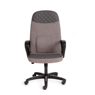 Кресло Tetchair ADVANCE ткань/кож/зам, серый, фостер 19/C 36