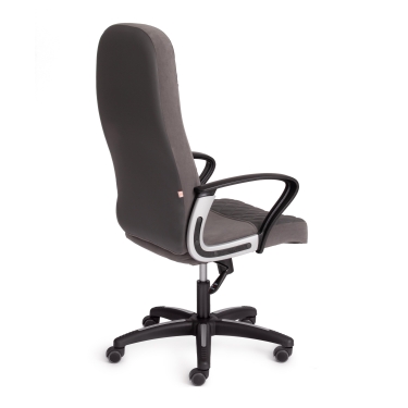 Кресло Tetchair ADVANCE флок/кож/зам , серый/металлик, 29/C 36