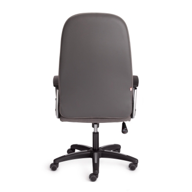 Кресло Tetchair ADVANCE флок/кож/зам , серый/металлик, 29/C 36
