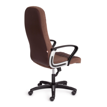 Кресло Tetchair ADVANCE флок/кож/зам , коричневый, 6/36-36