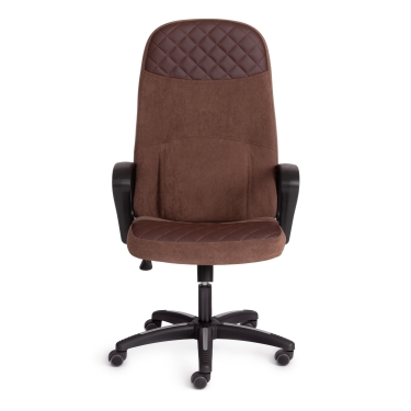 Кресло Tetchair ADVANCE флок/кож/зам , коричневый, 6/36-36