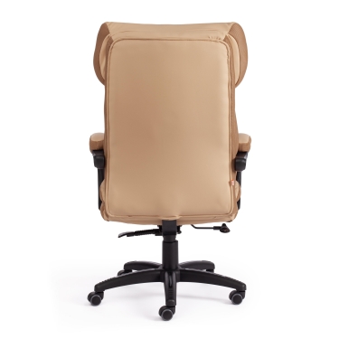 Кресло Tetchair CHIEF кож/зам/ткань, бежевый/бронза, 36-34/21